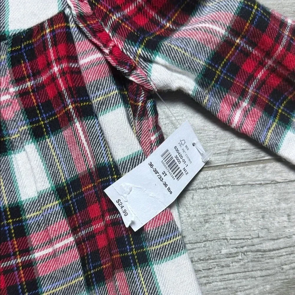 Old Navy Kids Plaid Dress Set of Two Size 3T